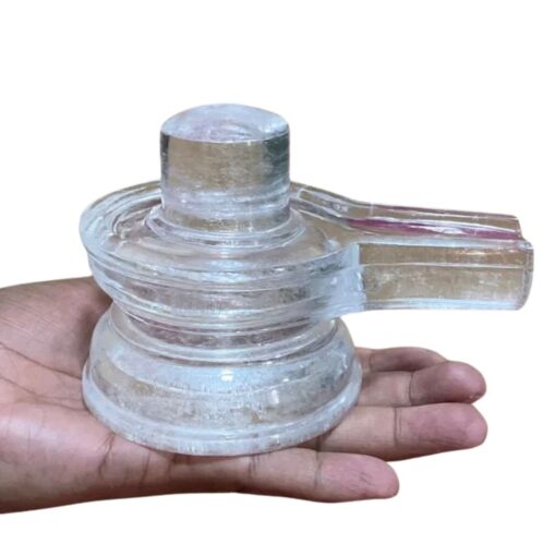panch sutrI Sphatik shivling 1132 gram