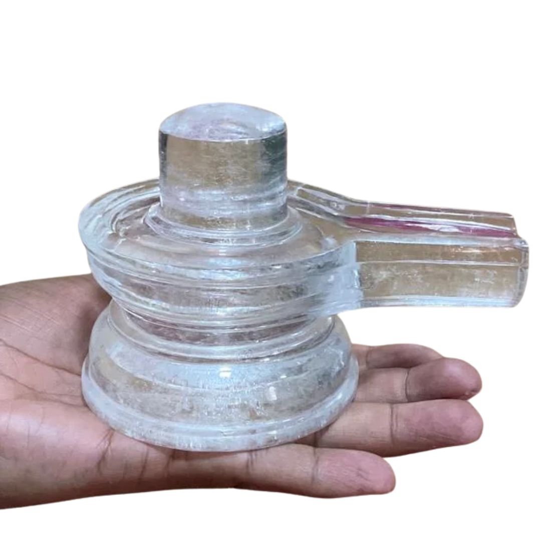 panch sutrI Sphatik shivling 1132 gram
