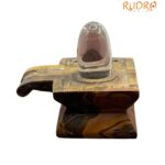 Alternative view of Sphatik Lingam With Tiger Eye Base -2.5 inches / 240 Grams