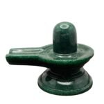 Green Jade Shivling - 2.75 Inches (320 gm)