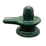 Green Jade Shivling -3.5 Inches (322 Grams)