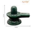 Green Jade Shivling - 6 Inches (3220 Grams)