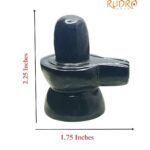 Black Jade Shivling 2.25 Inches 112 Grams