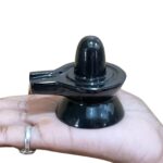 Black Jade Shivling - 2.25 Inches - (158 Grams)