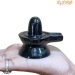 Black Jade Shivling - 2.25 Inches - (158 Grams)