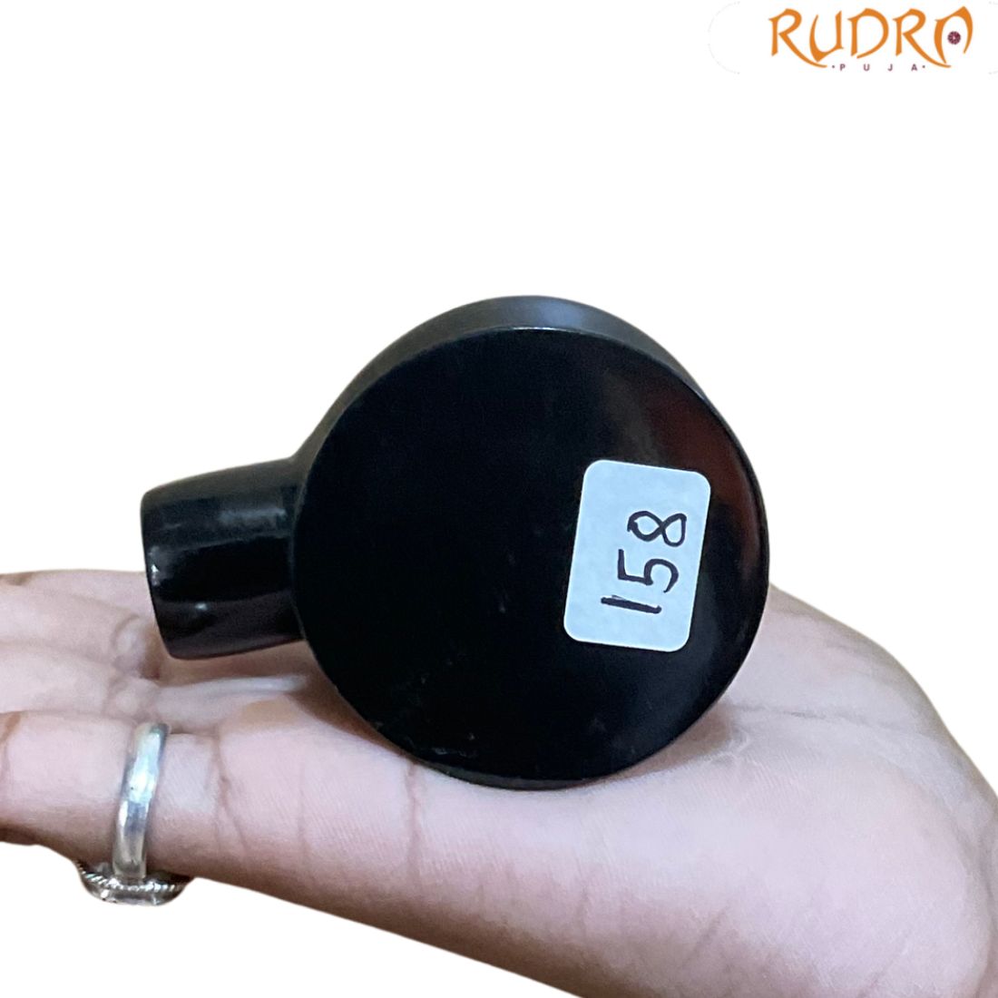 Black Jade Shivling - 2.25 Inches - (158 Grams)
