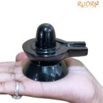 Black Jade Shivling - 2.5 Inches - (238 Grams)