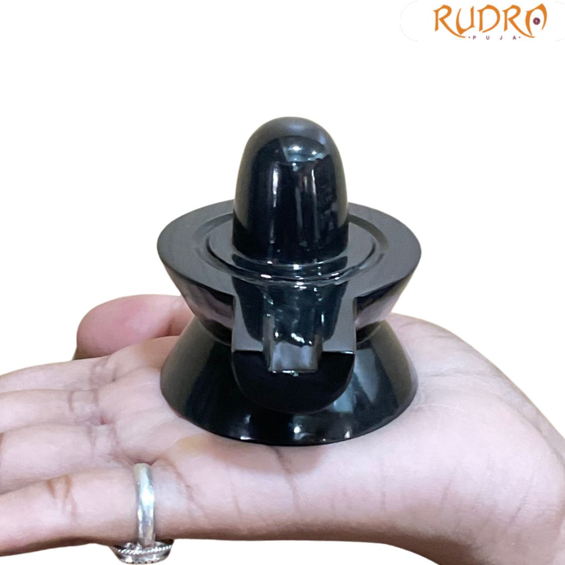 Black Jade Shivling - 2.5 Inches - (238 Grams)