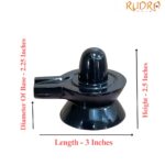 Black Jade Shivling - 2.5 Inches - (238 Grams)