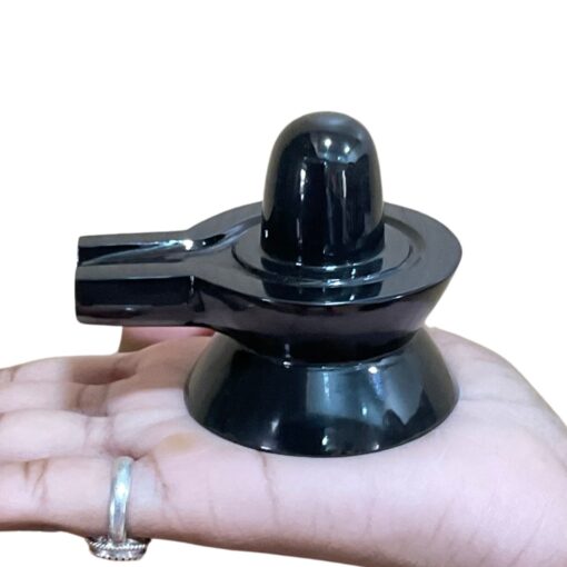 Black Jade Shivling - 2.5 Inches - (238 Grams)