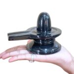 Black Jade Shivling - 3.5 Inches - (617 Grams)