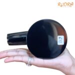 Black Jade Shivling - 3.5 Inches - (617 Grams)