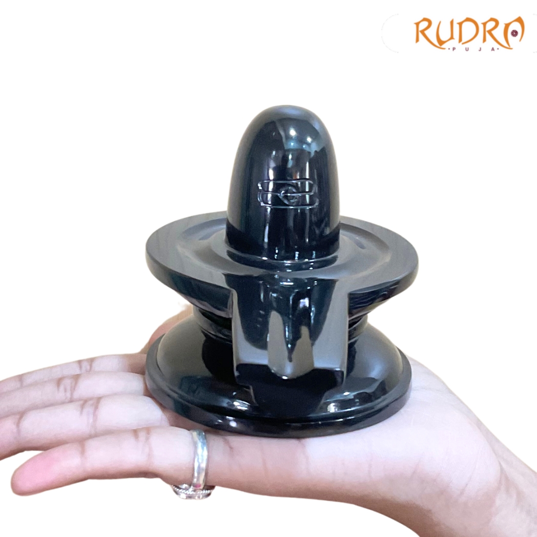 Black Jade Shivling - 3.5 Inches - (617 Grams)