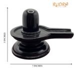 Black Jade Shivling 5 Inches 1624 Grams