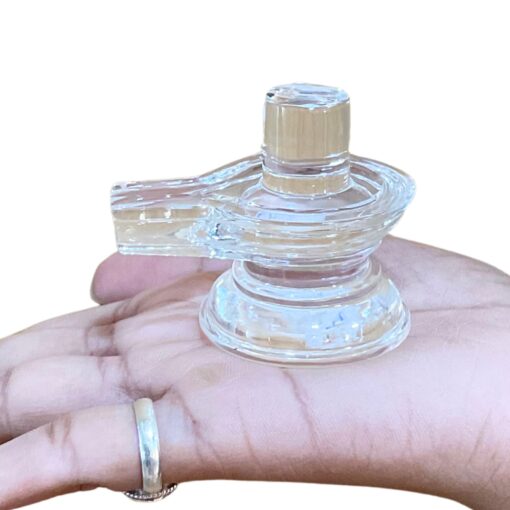 Chandramouleshwar Panchsutri Sphatik Shivling - (2 Inches) - 100 Grams