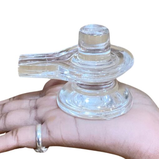 Chandramouleshwar Panchsutri Sphatik Shivling - (2.5 Inches) - 209 Grams