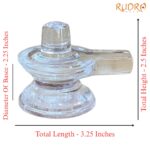 Chandramouleshwar Panchsutri Sphatik Shivling - (2.5 Inches) - 209 Grams