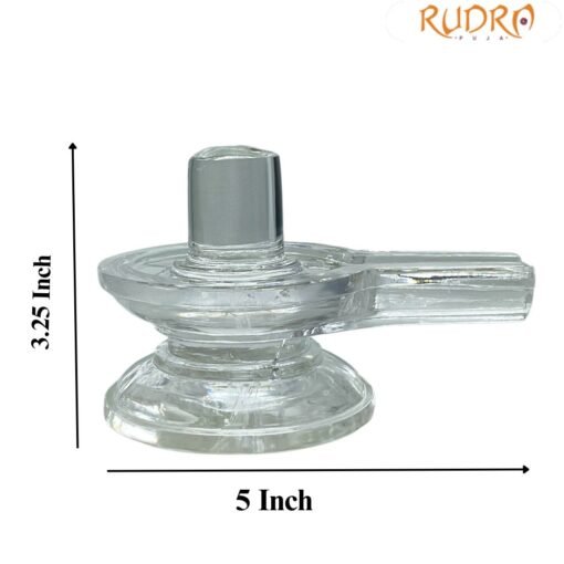 Chandramouleshwar Panchsutri Sphatik Shivling -3.25 Inches (565 Grams)