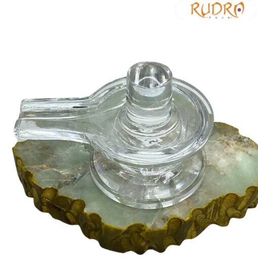 Chandramouleshwar Panchsutri Sphatik Shivling -3.25 Inches (565 Grams)