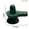 Green Jade Shivling - 2 Inches (79 Gram) 10 Green Jade Shivling - 2 Inches (79 Gram)