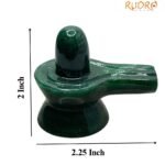 Green Jade Shivling - 2 Inches (79 Gram)