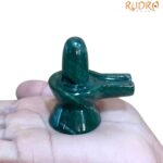 Green Jade Shivling - 2.25 Inches - (79 Gram)