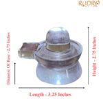 Original Sphatik Shivling - 2.75 Inches - (384 Grams)