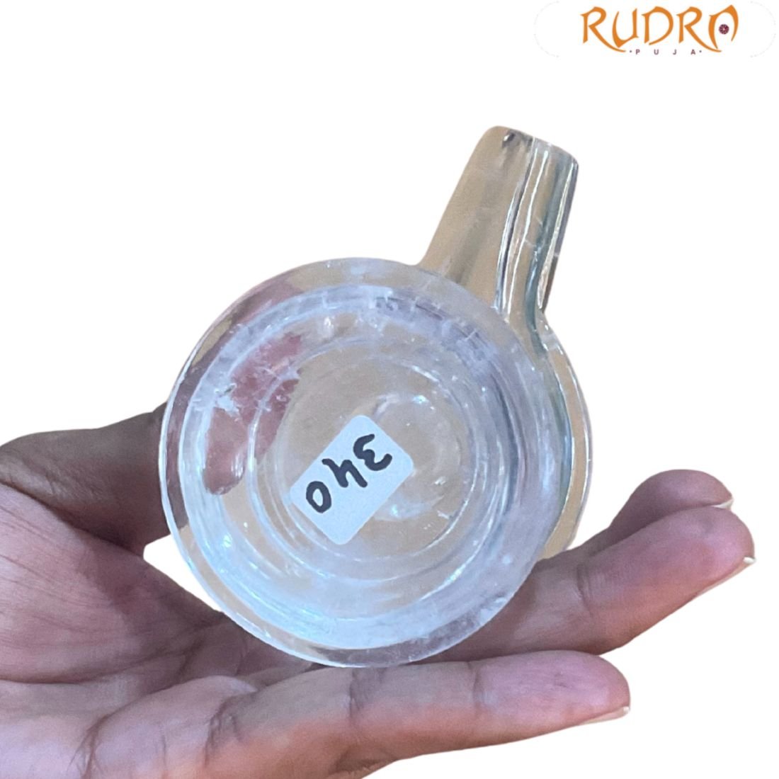 Panchsutri Sphatik Shivling - 3.25 Inches - (340 Grams) 4 Panchsutri Sphatik Shivling - 3.25 Inches - (340 Grams)