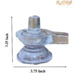 Panchsutri Sphatik Shivling - 3.25 Inches - (340 Grams) 9 Panchsutri Sphatik Shivling - 3.25 Inches - (340 Grams)
