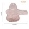 Rose Quartz Shivling - 113 Grams (1.50 Inch)