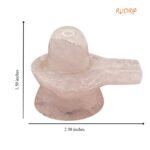 Rose Quartz Shivling 1.50 Inch - (133 Grams)