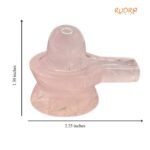 Rose Quartz Shivling - 95 Grams