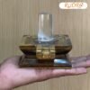 Sphatik Lingam With Tiger Eye Base - 1010 Grams