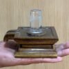Sphatik Lingam With Tiger Eye Base - 998 Grams