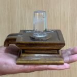 Sphatik Lingam With Tiger Eye Base - 998 Grams