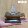 Sphatik Lingam With Tiger Eye Base - 998 Grams
