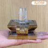 Sphatik Lingam With Tiger Eye Base - 998 Grams