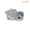 Crystal Sphatik Nandi 1.25 Inches (41 Grams )