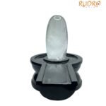 Transparent Sphatik Lingam With Black Jade Base - 7.75 Inches ( 4150 Gram) 7 Transparent Sphatik Lingam With Black Jade Base - 7.75 Inches ( 4150 Gram)