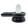 Sphatik Lingam With Black Jade Base