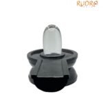Sphatik Lingam With Black Jade Base