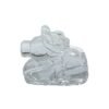 Crystal Sphatik Nandi 1.25 Inches (31 Grams )