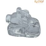 Crystal Sphatik Nandi 1.25 Inches (31 Grams )
