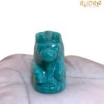 Green Jade Nandi -1.5 Inches - (58 Grams)