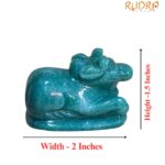 Green Jade Nandi -1.5 Inches - (58 Grams)
