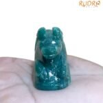 Green Jade Nandi - 1.5 Inches - (59 Grams)