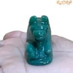 Green Jade Nandi - 1.75 Inches - (82 Grams)