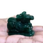 Green Jade Nandi - 1.75 Inches - 84 Grams