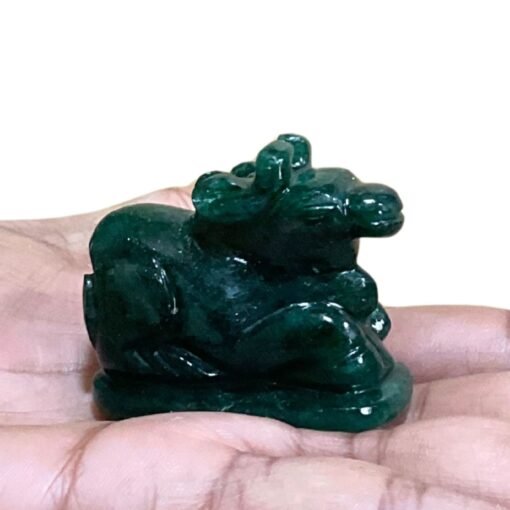 Green Jade Nandi - 1.75 Inches - 84 Grams