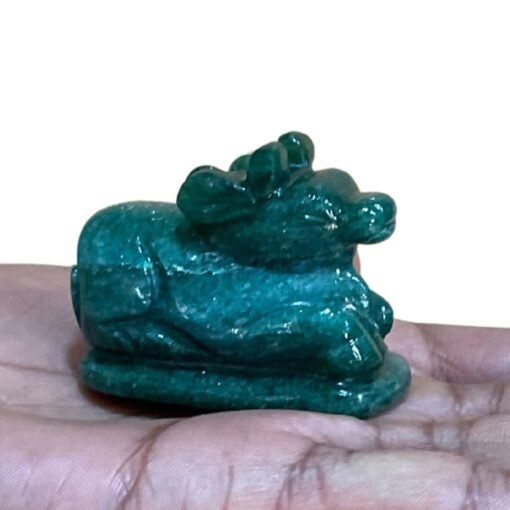 Green Jade Nandi - 1.75 Inches -86 Grams